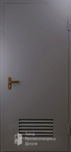 Фото двери «Техническая дверь №3 однопольная с вентиляционной решеткой» в Воскресенску
