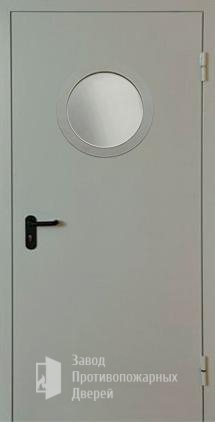Фото двери «Однопольная с круглым стеклом EI-30» в Воскресенску