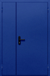 Фото двери «Полуторная глухая (синяя)» в Воскресенску