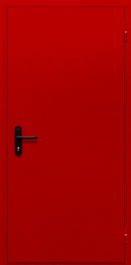 Фото двери «Однопольная глухая (красная)» в Воскресенску