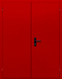 Фото двери «Двупольная глухая (красная)» в Воскресенску