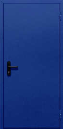Фото двери «Однопольная глухая (синяя)» в Воскресенску